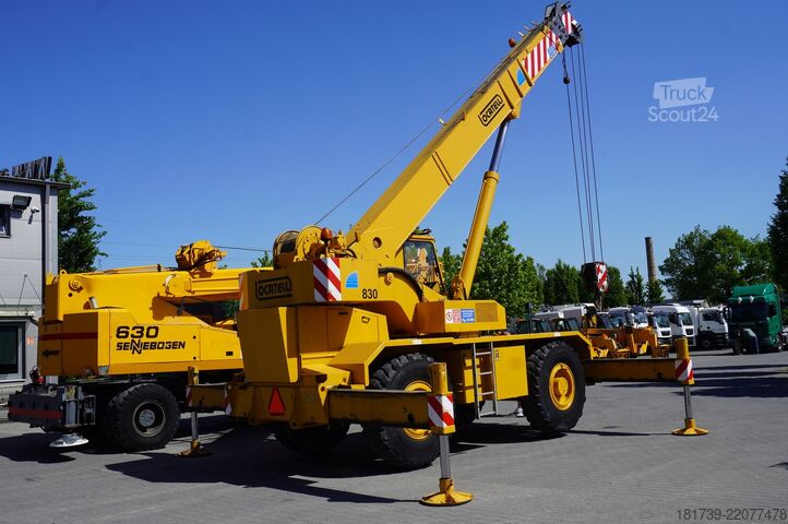 Terepdaru Locatelli Gril 830 C rough terrain crane/ 1700 MTH