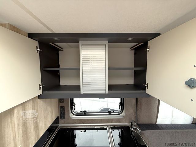 Caravane HOBBY De Luxe 495 WFB Modell 2026 ausgestellt!