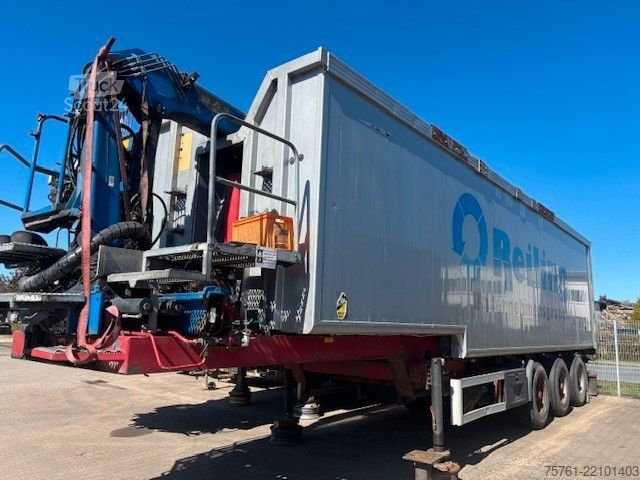 Tippsemitrailer  Reiling  Kran Atlas 145.2V