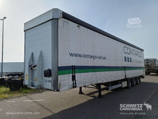 Åben sættevogn med presenning Schmitz Cargobull Curtainsider Mega Getränke