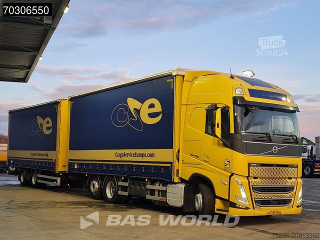 Lona corredera Volvo FH 460 6X2 LNG Engine! curtainside combination ...