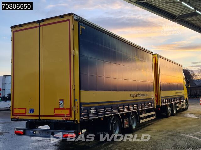 Lona corredera Volvo FH 460 6X2 LNG Engine! curtainside combination ...