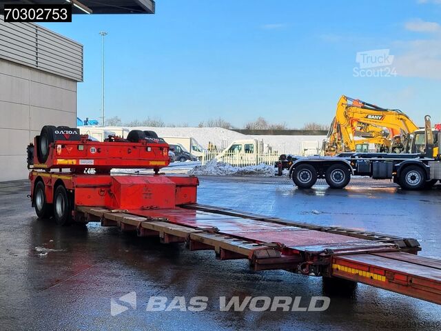Nizki nakladalnik Broshuis 2ABD-38A 3 axles 3x Steering Axle Extendable