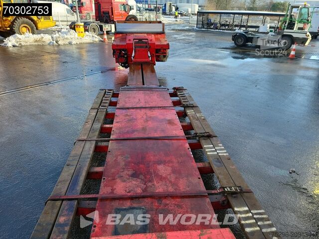 Nizki nakladalnik Broshuis 2ABD-38A 3 axles 3x Steering Axle Extendable