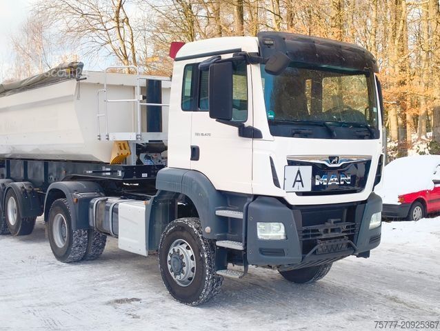 Standart çekici ünitesi MAN TGS 18.470 4x4 Blatt/Blatt-Manual-E6d-AP Achsen