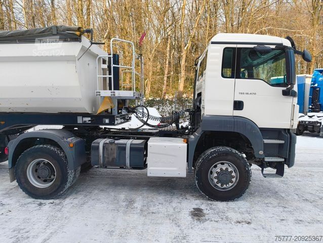 Standart çekici ünitesi MAN TGS 18.470 4x4 Blatt/Blatt-Manual-E6d-AP Achsen