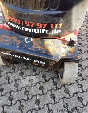 Teleskopiskā pacēlāja platforma Manitou 100 VJR Teleskopmastbühne Elektro 9,85 m