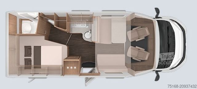 Autorulotă semi-integrată KNAUS L!VE WAVE 650 MF Platinum Selection Modell 2026