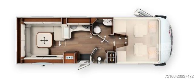 Autorulotă integrată CARTHAGO liner-for-two I 53 Abverkauf Modellwechsel