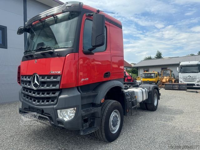 Camion ribaltabile trilaterale MERCEDES-BENZ Actros 2145  Allrad 4x4  Kipper +SZM