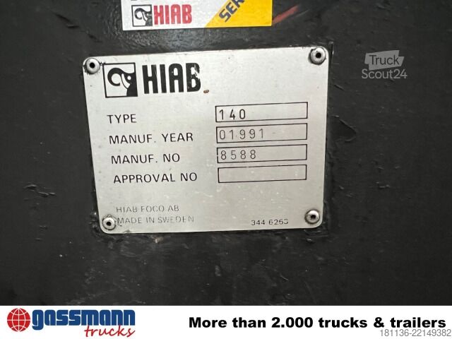 Grue montée sur camion HIAB 140 AWV