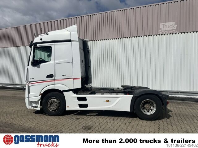 Стандартный седельный тягач Mercedes-Benz Actros 1845 LS 4x2, StreamSpace, Kipphydraulik
