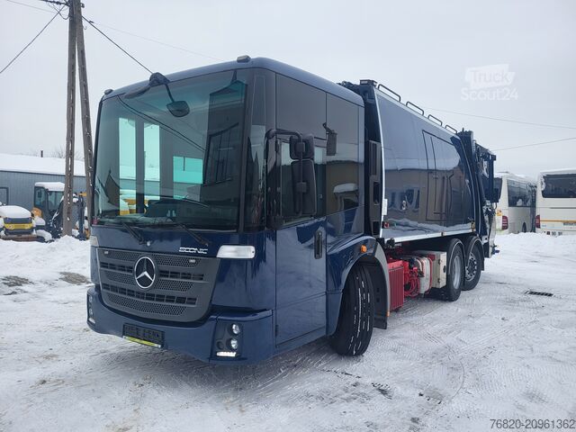 Szemetesautó Mercedes-Benz Econic 2630 6x2 dwukomorowa, two chamber