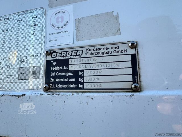 валіза Berger 1xBPW CITY-TRAILER + DHOLLANDIA