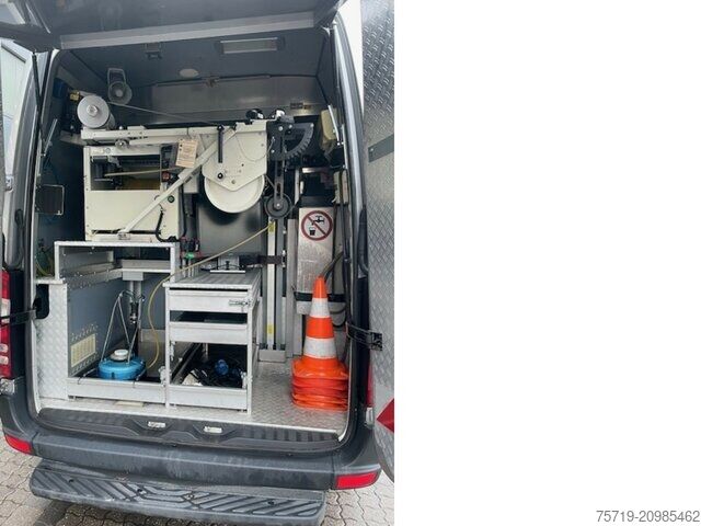 Camion-citerne à vide Mercedes-Benz 313 CDI Sprinter Kamerawagen Ibak Panorama
