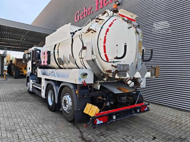 Saugfahrzeug MAN TGS 26.440 6x2 Kroll K1.0-13.0/32 ESP 13.000 Li...