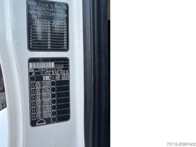 Kippers vrachtauto MAN 18.460 TGS 4x4