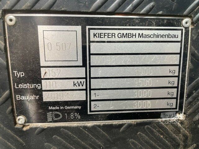 Kiepwagen bestelauto Kiefer Boki 1152 Kipper 4x4