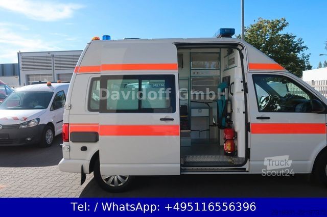 Hasičské auto VOLKSWAGEN T6 KTW Hochdach lang 1. Hand/ SHZ / Fzg. Nr:A39