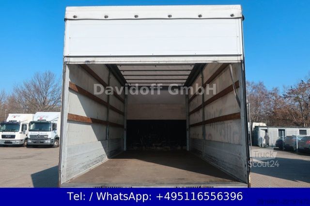 Transportador con plataforma y toldo MERCEDES-BENZ Atego 818 1.Hand / Ladeboardwand Nr.1032