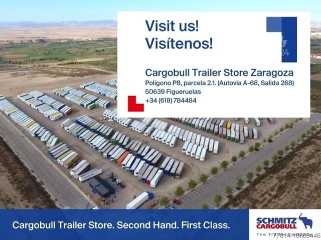 Open oplegger met zeil Berger Curtainsider Standard