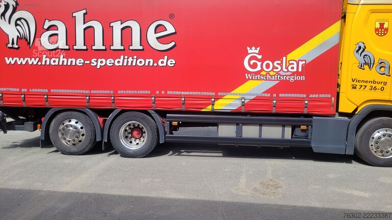LKW mit Pritsche & Plane SCANIA R 450 Topline 6x2 Lift&Lenkachse LBW Alu