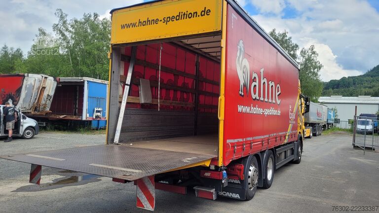 LKW mit Pritsche & Plane SCANIA R 450 Topline 6x2 Lift&Lenkachse LBW Alu