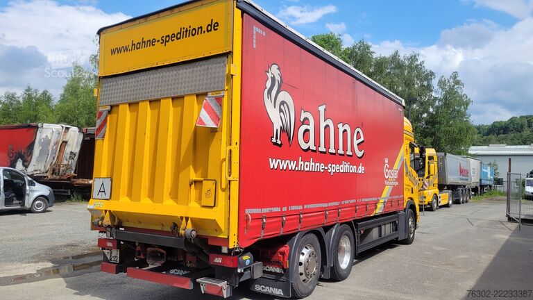 LKW mit Pritsche & Plane SCANIA R 450 Topline 6x2 Lift&Lenkachse LBW Alu