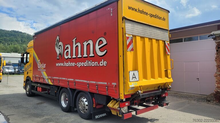 LKW mit Pritsche & Plane SCANIA R 450 Topline 6x2 Lift&Lenkachse LBW Alu