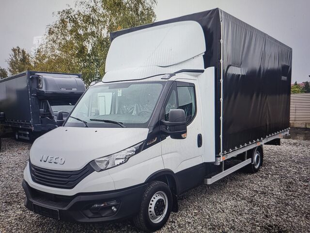 Transporter z płaską platformą i plandeką Iveco Daily 35 Pritsche-Plane 10Pal 