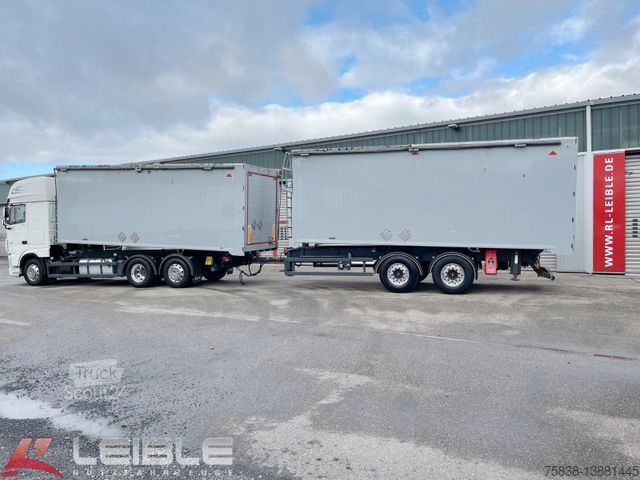 Autocarro ribaltabile DAF XF 480 SSC*ALU Kipper*Komplettzug*90m³*231 TKM*