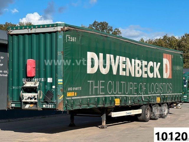 Open oplegger met zeil KRONE SD Pritsche + Plane Edscha-Verdeck