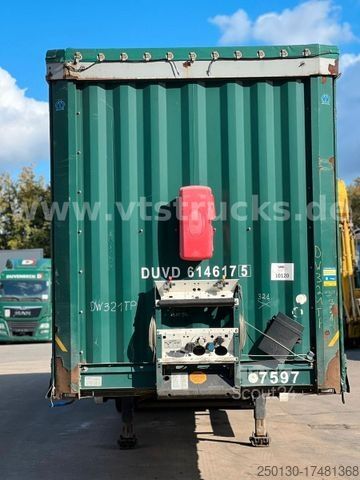 Open oplegger met zeil KRONE SD Pritsche + Plane Edscha-Verdeck