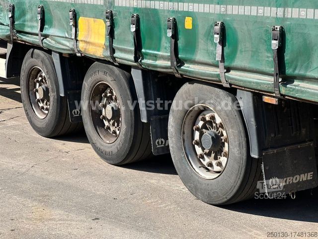 Open oplegger met zeil KRONE SD Pritsche + Plane Edscha-Verdeck