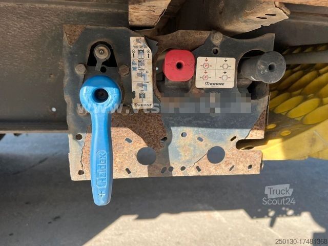 Open oplegger met zeil KRONE SD Pritsche + Plane Edscha-Verdeck