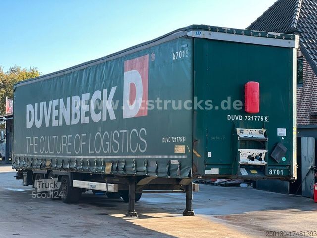 Open oplegger met zeil KRONE SD Pritsche + Plane Edscha-Verdeck