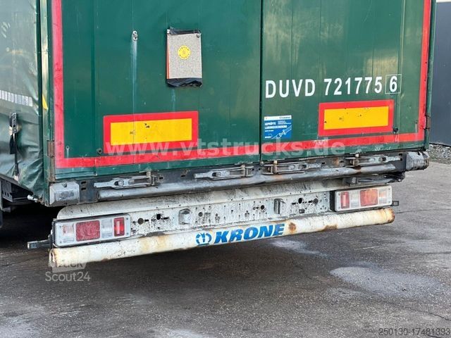 Open oplegger met zeil KRONE SD Pritsche + Plane Edscha-Verdeck