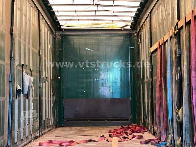 Open oplegger met zeil KRONE SD Pritsche + Plane Edscha-Verdeck