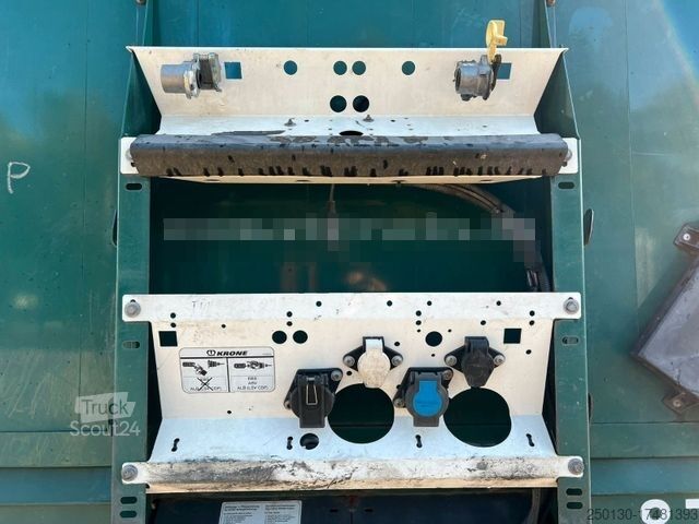 Open oplegger met zeil KRONE SD Pritsche + Plane Edscha-Verdeck