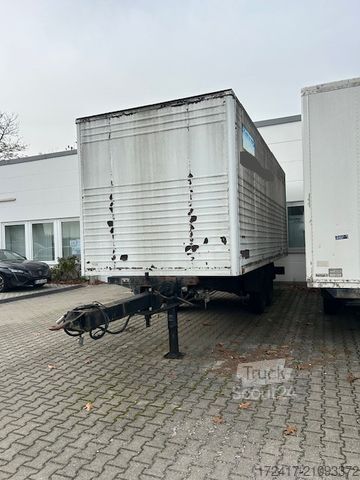 Box trailer MÜLLER-MITTELTAL EAL-TA-F 8,6tonner 5,8 Nutzlast 2 ACHSER TANDEM