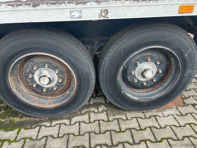 Box trailer MÜLLER-MITTELTAL EAL-TA-F 8,6tonner 5,8 Nutzlast 2 ACHSER TANDEM
