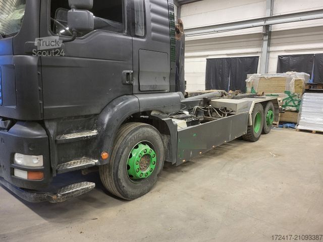Kroklastbil MAN TGA 26.430 6X2-2 ABROLLKIPPER AHK AC Meiler