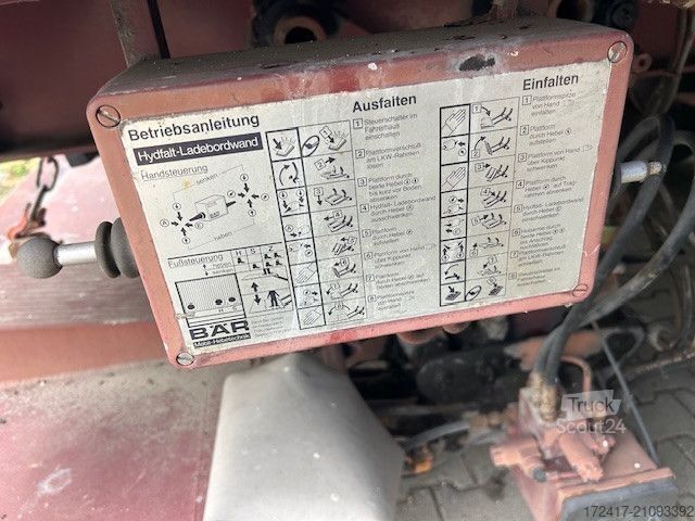 Kofferauflieger  2 Achser Koffer Auflieger HEUSER ebühne