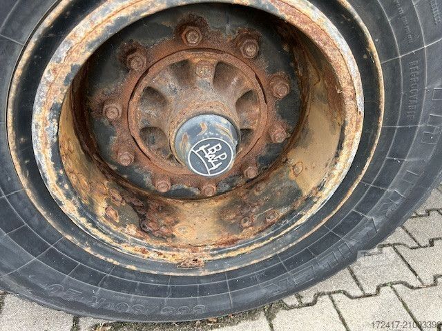 Kofferauflieger  2 Achser Koffer Auflieger HEUSER ebühne