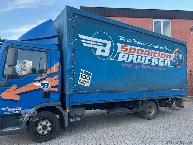 Βαν με κουρτίνα πλευράς MAN TGL 8.210BL 7.150 8.180 8.150 AC TÜV 11.2026 AHK