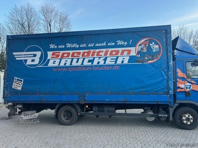 Βαν με κουρτίνα πλευράς MAN TGL 8.210BL 7.150 8.180 8.150 AC TÜV 11.2026 AHK