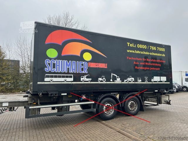 Swap body trailer KRONE 2 x Vorhanden Wechselbrücke Rolltor  KOFFER
