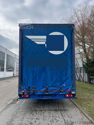 Βαν με κουρτίνα πλευράς MAN TGL 8.220 BL + 1 Achs ANhänge Eur o 5 wie 8.180