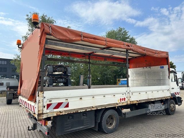 Gardinsided kassevogn MAN LE 8.140 L2000 Blatt Luftfederung