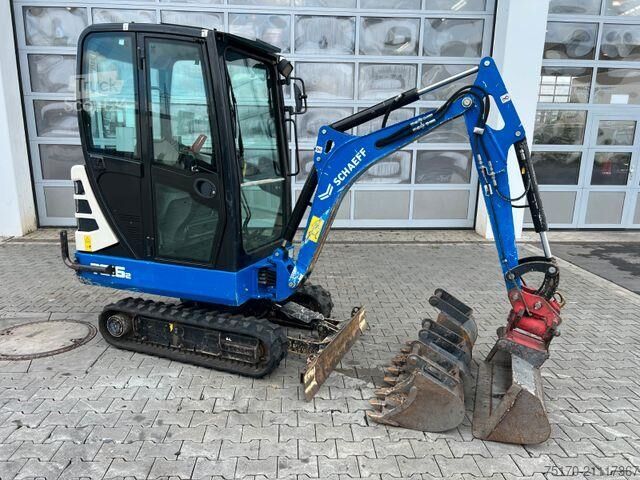 Miniescavatore Terex TC16 / 2017 / 1.769h / Löffelpaket / Powertilt